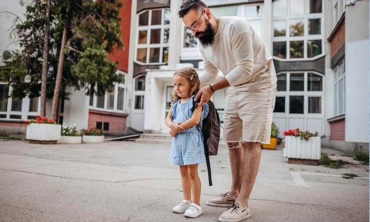 Child for Their First Day of Preschool