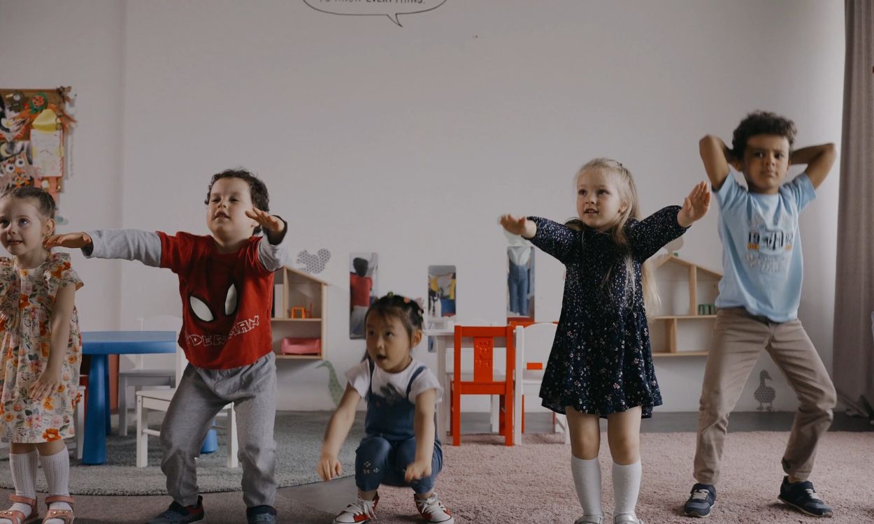 Children doing fun science experiments at home